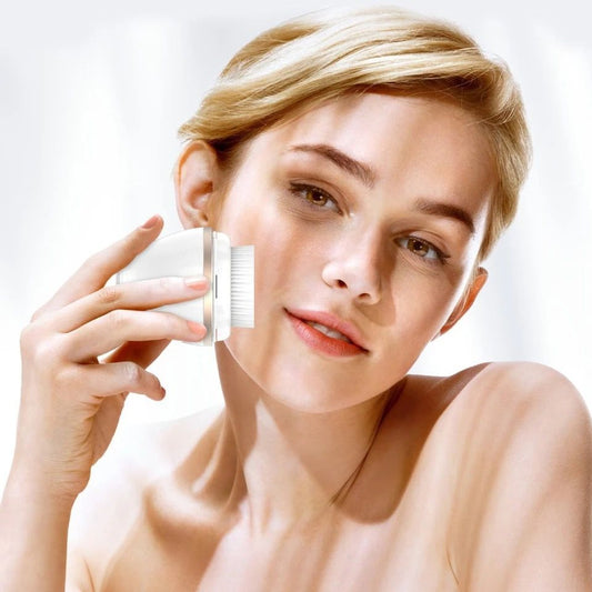 Escova limpeza e massagem facial 2EM1