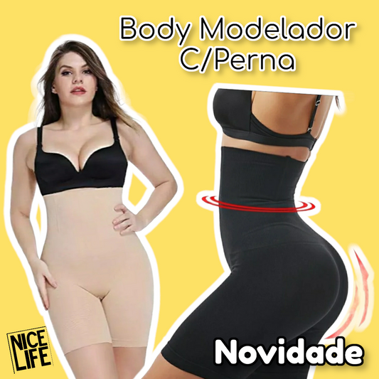 Body Modelador C/Perna