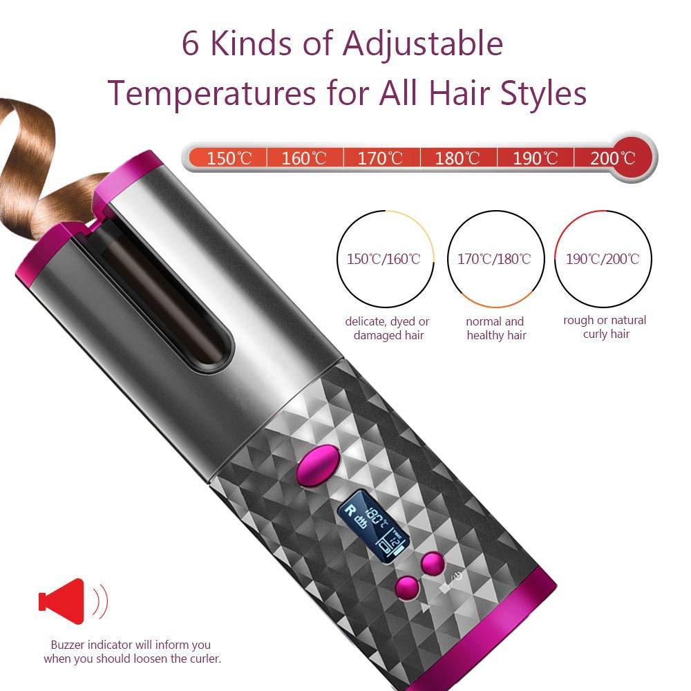 Cordless Hair - Modelador de Caracóis Automático sem Fios